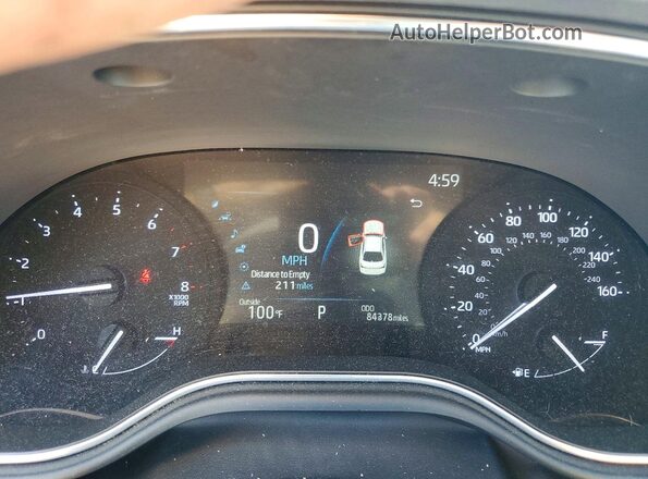 4T1JZ1FB5LU049437 2020 TOYOTA AVALON Silver Instrument cluster view