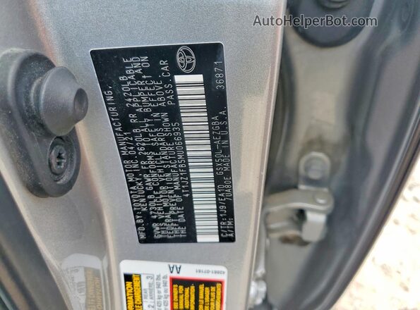 4T1JZ1FB5MU066935 2021 TOYOTA AVALON Silver 