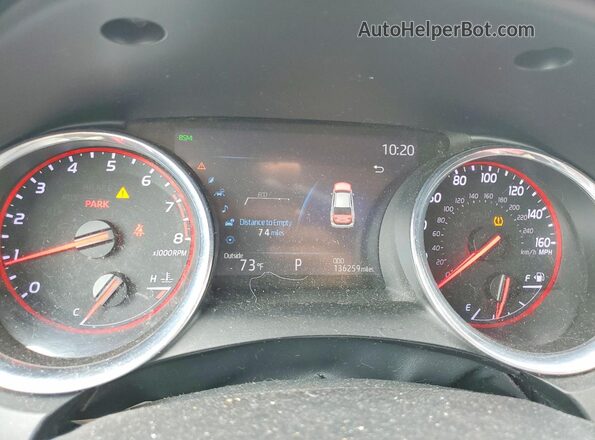 4T1K61AK0LU867131 2020 TOYOTA CAMRY Silver Instrument cluster view