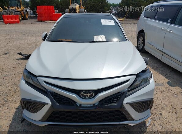4T1K61AK2MU525973 2021 TOYOTA CAMRY White Vista del cuadro de instrumentos