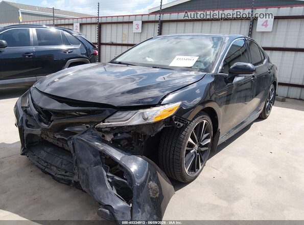 4T1K61AK6LU952698 2020 TOYOTA CAMRY Black Առջևի ձախ երեք քառորդ տեսարան