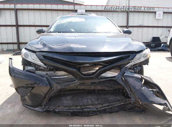 4T1K61AK6LU952698 2020 TOYOTA CAMRY Black Դիմացի տեսք