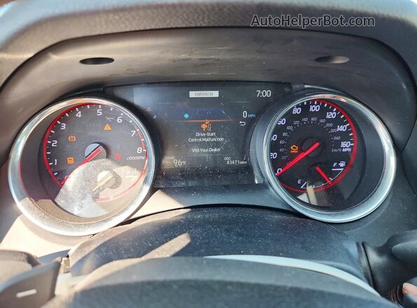 4T1K61AK7LU366611 2020 TOYOTA CAMRY Белый Вид щитка приборов
