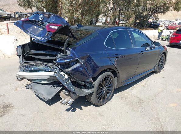 4T1K61AKXMU435356 2021 TOYOTA CAMRY Dark Blue Задня права чверть