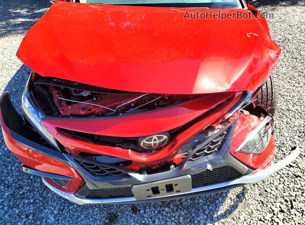 4T1K61BK0PU077977 2023 TOYOTA CAMRY Red უკანა სალონის ხედი