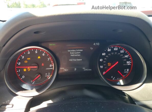 4T1K61BK0PU077977 2023 TOYOTA CAMRY Red ხელსაწყოთა პანელის ხედი
