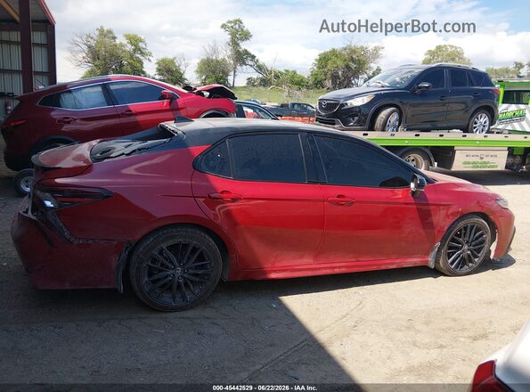 4T1K61BK2NU063818 2022 TOYOTA CAMRY Красный Панорамный вид салона 360°