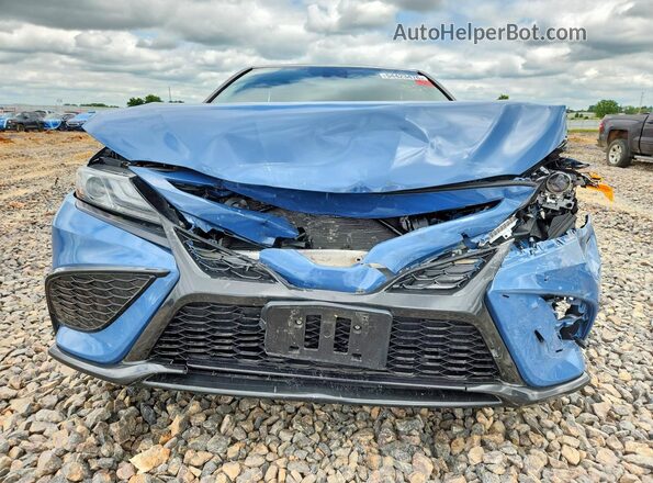 4T1K61BK7PU076745 2023 TOYOTA CAMRY Blue Front view