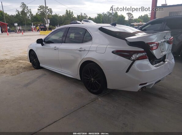 4T1KZ1AK6MU051663 2021 TOYOTA CAMRY White Задня ліва чверть