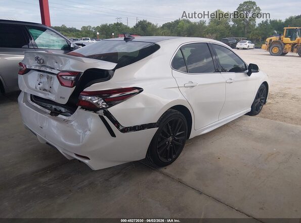 4T1KZ1AK6MU051663 2021 TOYOTA CAMRY White Задня права чверть