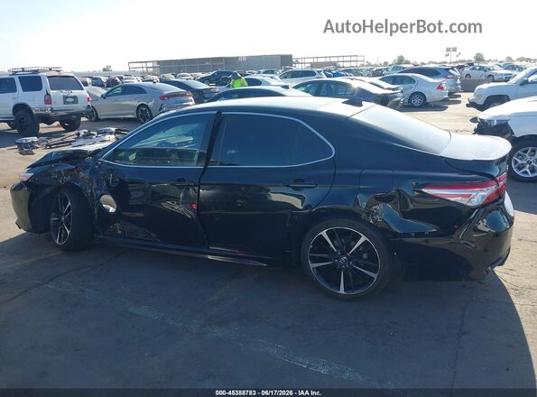 4T1KZ1AK7LU037785 2020 TOYOTA CAMRY Black Front view