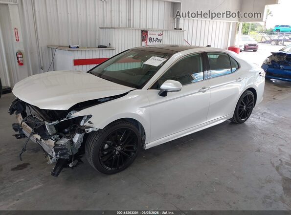 4T1KZ1AK7PU080741 2023 TOYOTA CAMRY White Առջևի ձախ երեք քառորդ տեսարան