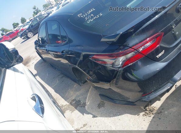 4T1KZ1AKXMU060155 2021 TOYOTA CAMRY Black Հետևի ձախ