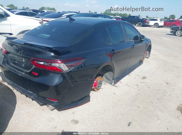 4T1KZ1AKXMU060155 2021 TOYOTA CAMRY Black Հետևի աջ