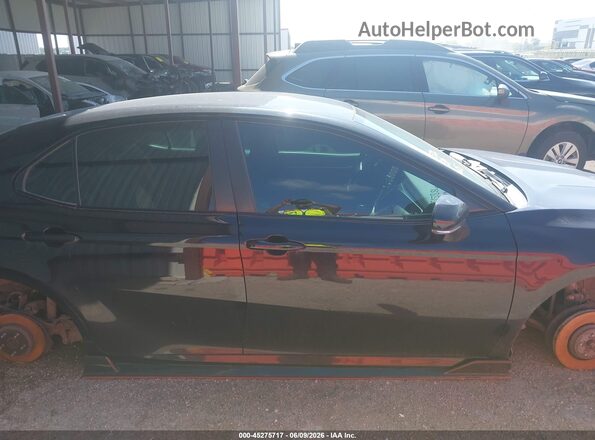4T1KZ1AKXMU060155 2021 TOYOTA CAMRY Black Սալոնի հետևի տեսք