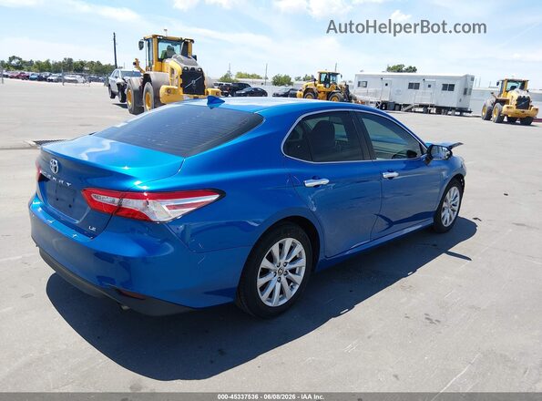 4T1L11AK6LU376016 2020 TOYOTA CAMRY Blue Trasero derecho