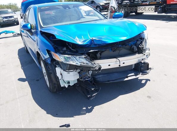 4T1L11AK6LU376016 2020 TOYOTA CAMRY Blue Vista frontal