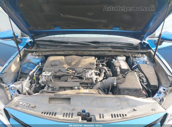 4T1L11AK9LU384143 2020 TOYOTA CAMRY Blue Հետևի տեսք