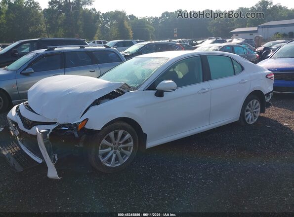 4T1L11BK3LU016135 2020 TOYOTA CAMRY Белый Передняя левая четверть