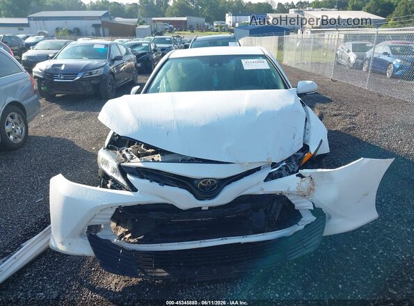4T1L11BK3LU016135 2020 TOYOTA CAMRY Белый Вид щитка приборов