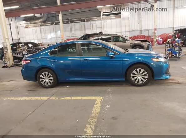 4T1L31AK0LU014984 2020 TOYOTA CAMRY Blue Vista interior trasera