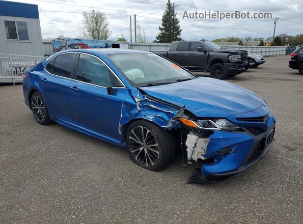 4T1M11AK1LU374873 2020 TOYOTA CAMRY Blue Передня права чверть