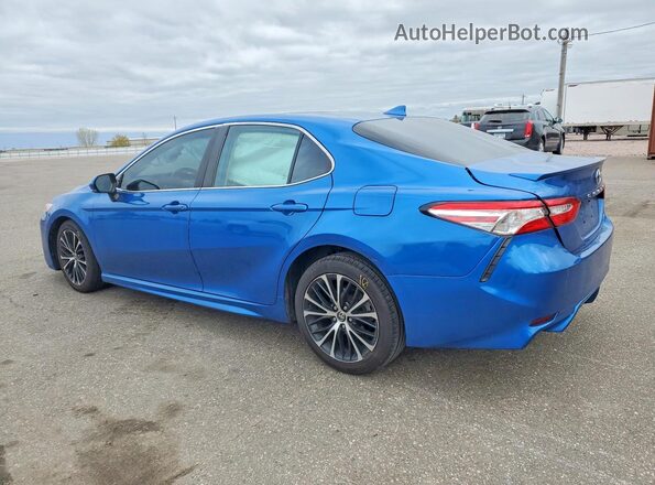 4T1M11AK1LU374873 2020 TOYOTA CAMRY Blue Задня ліва чверть