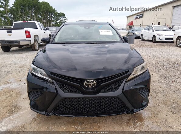 4T1M11AK1LU958982 2020 TOYOTA CAMRY Black Widok zestawu wskaźników