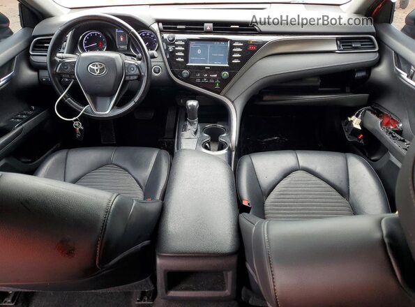 4T1M11AK3LU312276 2020 TOYOTA CAMRY Red Widok deski rozdzielczej