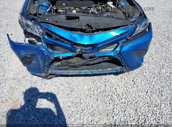 4T1M11AK3LU387611 2020 TOYOTA CAMRY Blue Вид спереду