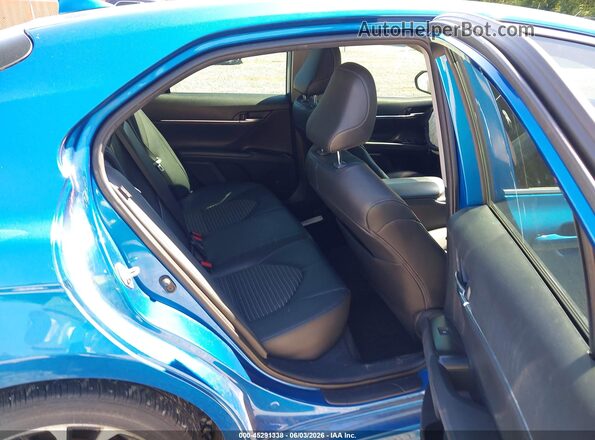4T1M11AK3LU387611 2020 TOYOTA CAMRY Blue Вид наклейки з VIN-кодом