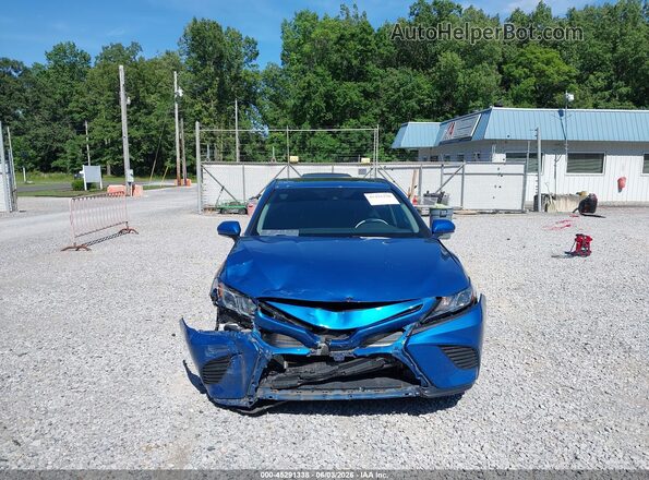 4T1M11AK3LU387611 2020 TOYOTA CAMRY Blue Вид задньої частини салону