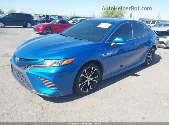4T1M11AK6LU307167 2020 TOYOTA CAMRY Blue Առջևի ձախ երեք քառորդ տեսարան