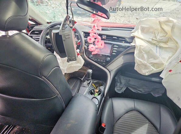 4T1M11AK8LU352952 2020 TOYOTA CAMRY Red Dashboard view