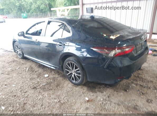 4T1S11AK8MU610511 2021 TOYOTA CAMRY Синий Задняя левая четверть