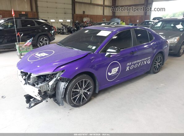 4T1T11BK5PU093420 2023 TOYOTA CAMRY Purple Przód lewy