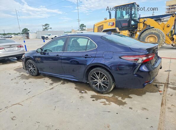 4T1T11BKXNU066470 2022 TOYOTA CAMRY Синий Задняя левая четверть