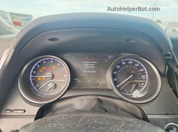 4T1T11BKXNU066470 2022 TOYOTA CAMRY Синий Вид щитка приборов