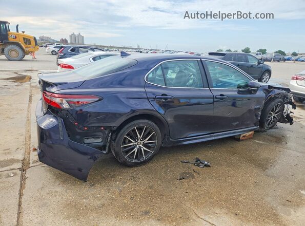 4T1T11BKXNU066470 2022 TOYOTA CAMRY Синий Задняя правая четверть