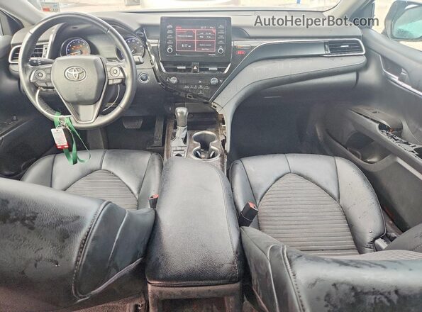 4T1T11BKXNU066470 2022 TOYOTA CAMRY Синий Вид панели приборов