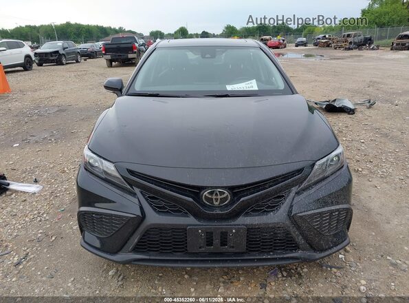 4T1T11BKXPU098502 2023 TOYOTA CAMRY Черный Вид задней части салона