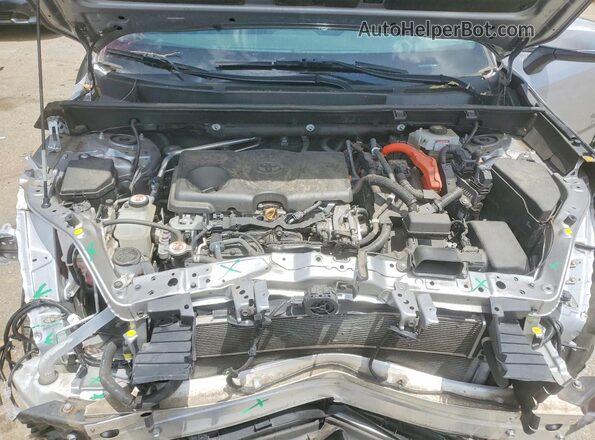 4T3B6RFV1MU023738 2021 TOYOTA RAV4 Gray Vista del compartimento del motor