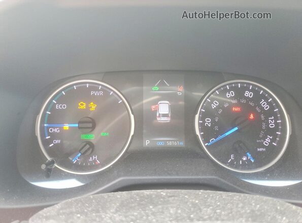 4T3B6RFV1MU023738 2021 TOYOTA RAV4 Gray Vista del cuadro de instrumentos