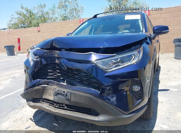 4T3B6RFV2MU018192 2021 TOYOTA RAV4 HYBRID Blue Սարքավորումների վահանակի տեսք