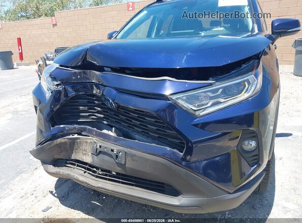 4T3B6RFV2MU018192 2021 TOYOTA RAV4 HYBRID Blue Դիմացի տեսք