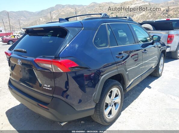 4T3B6RFV2MU018192 2021 TOYOTA RAV4 HYBRID Blue Հետևի աջ