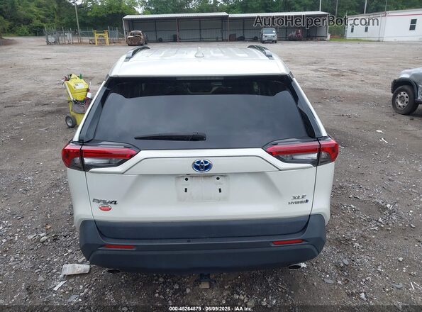 4T3B6RFV2MU044615 2021 TOYOTA RAV4 HYBRID White 