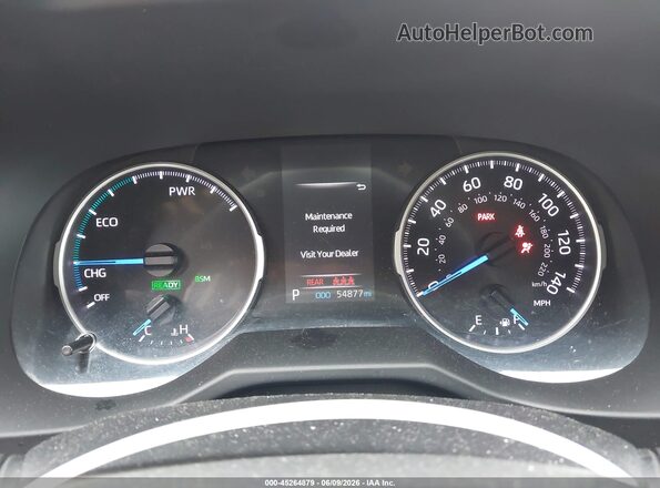 4T3B6RFV2MU044615 2021 TOYOTA RAV4 HYBRID White Vista de los asientos traseros