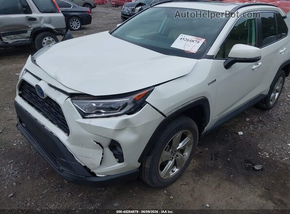 4T3B6RFV2MU044615 2021 TOYOTA RAV4 HYBRID White 