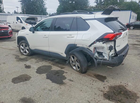 4T3B6RFV2MU058532 2021 TOYOTA RAV4 White Հետևի ձախ